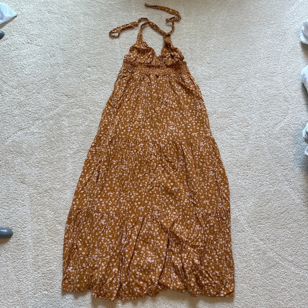 Lulus Maxi Halter Dress